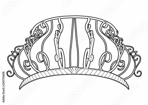 Small round balcony