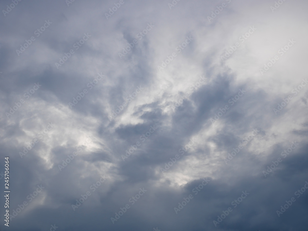 Grey and bluish dramatic cloudscape Grey and bluish dramatic cloudscape