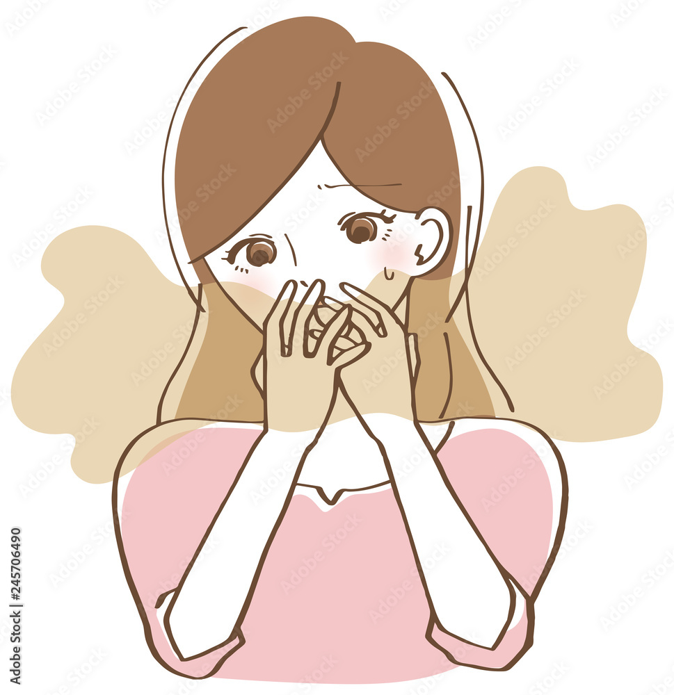 口臭くさい 女性 イラスト Stock Vector Adobe Stock 口臭くさい 女性 イラスト Stock Vector Adobe Stock