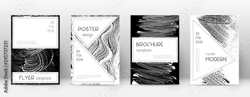 Cover page design template. Stylish brochure layou
