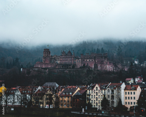 castle on the hill in heidelberg