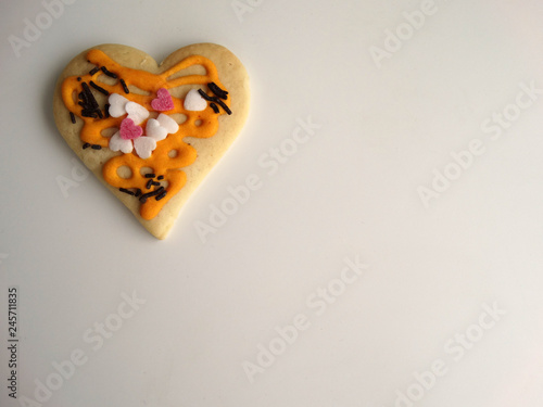 Heart Shape Ginger Cookies