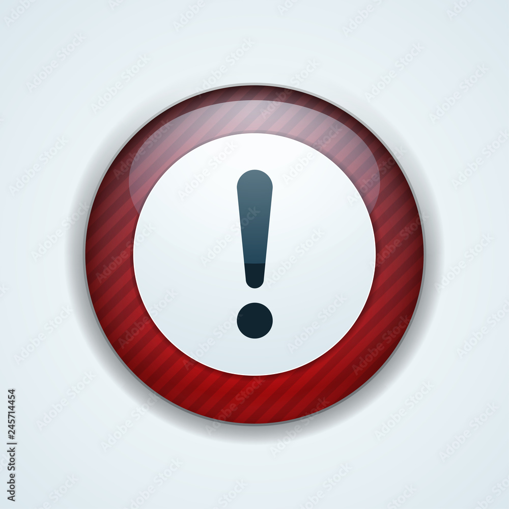 Exclamation Danger sign illustration Exclamation Danger sign illustration