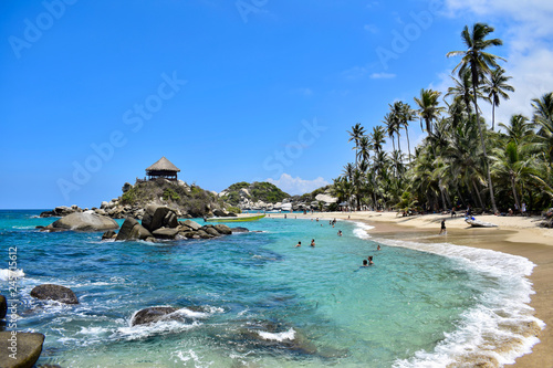 Cabo San Juan beach, caribbean coast, Colombia photo