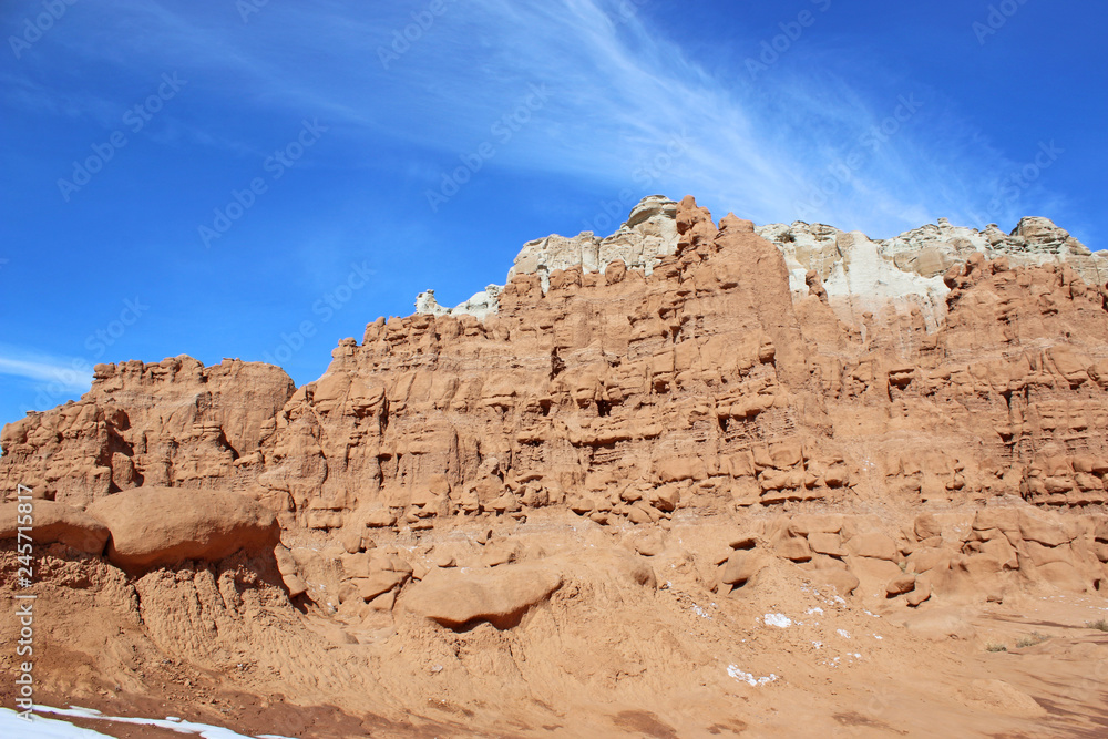 Goblin Valley State Park, Utah, in winter