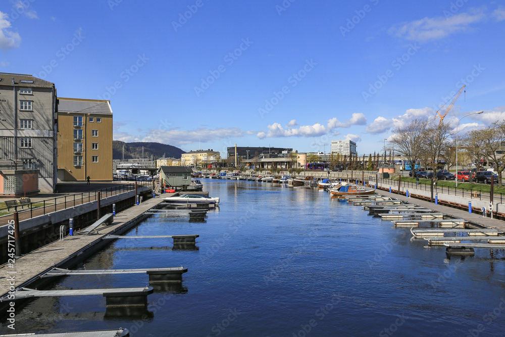 River side in Trondheim