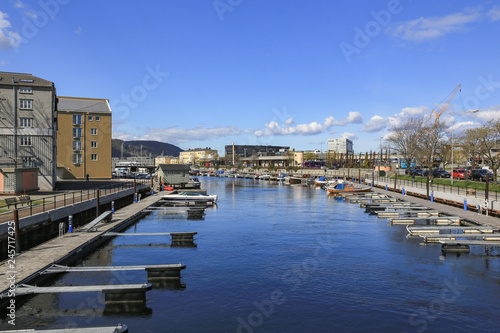 River side in Trondheim