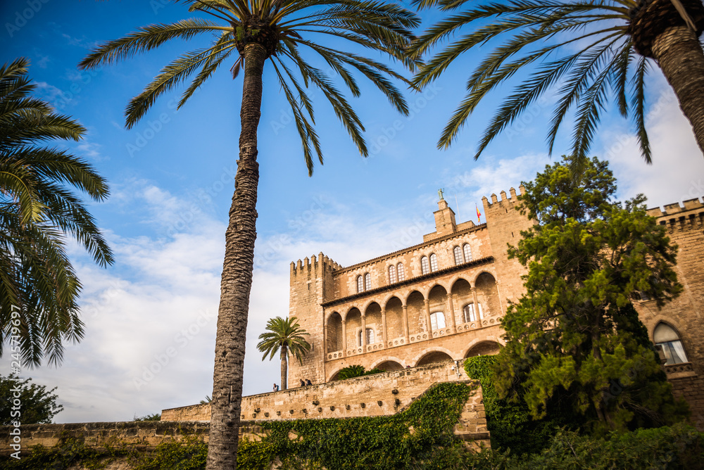 Fototapeta premium Palma de Mallorca, Mallorca Island, Spain - NOVEMBER 01, 2018