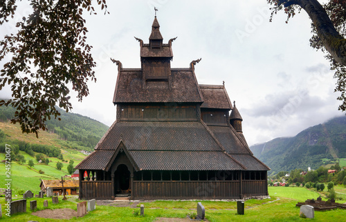 Hopperstad Stave Church Vikoyri Vik Sogn og Fjordane Norway Scandanavia
