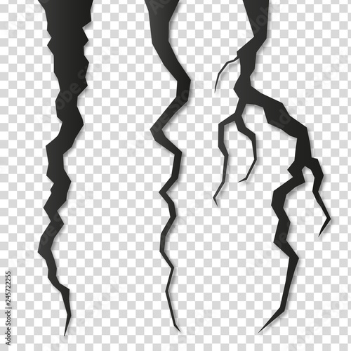 Rift or thunder vector illustration