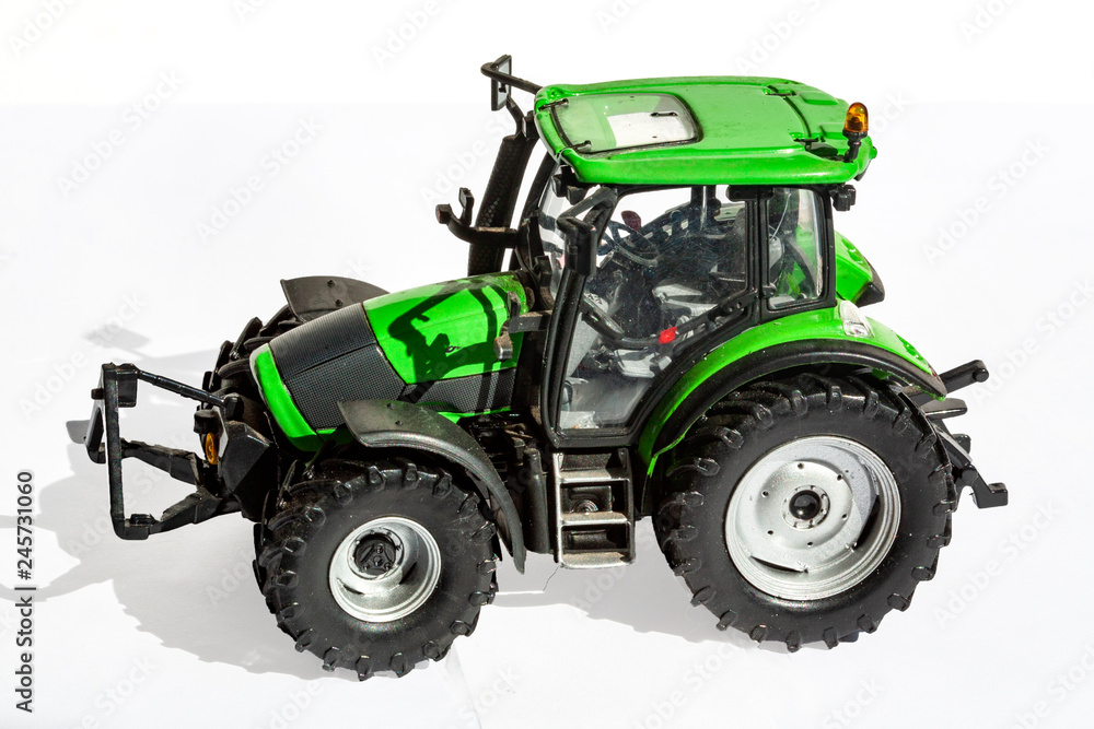 Obraz premium Jouet de modèle réduit de tracteur 