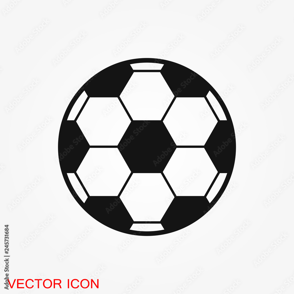 Foot ball, soccer icon sport objects for logo, vector sign symbol for design Foot ball, soccer icon sport objects for logo, vector sign symbol for design