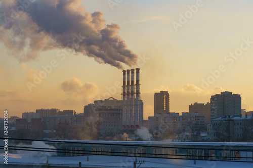 Industrial silhouettes of Moscow. © Yury and Tanya