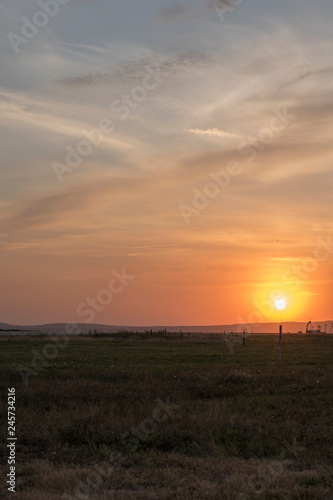 Sunset shot from the airport.