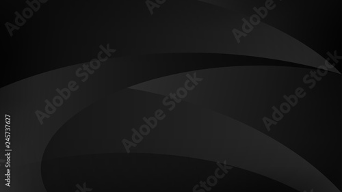 Abstract background of curved lines in black colors