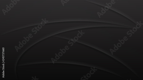 Abstract background of curved lines in black colors