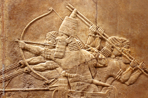 Assyrian and Babylonian art, ancient history of Mesopotamia photo