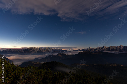 Morgenrot über Berchtesgaden