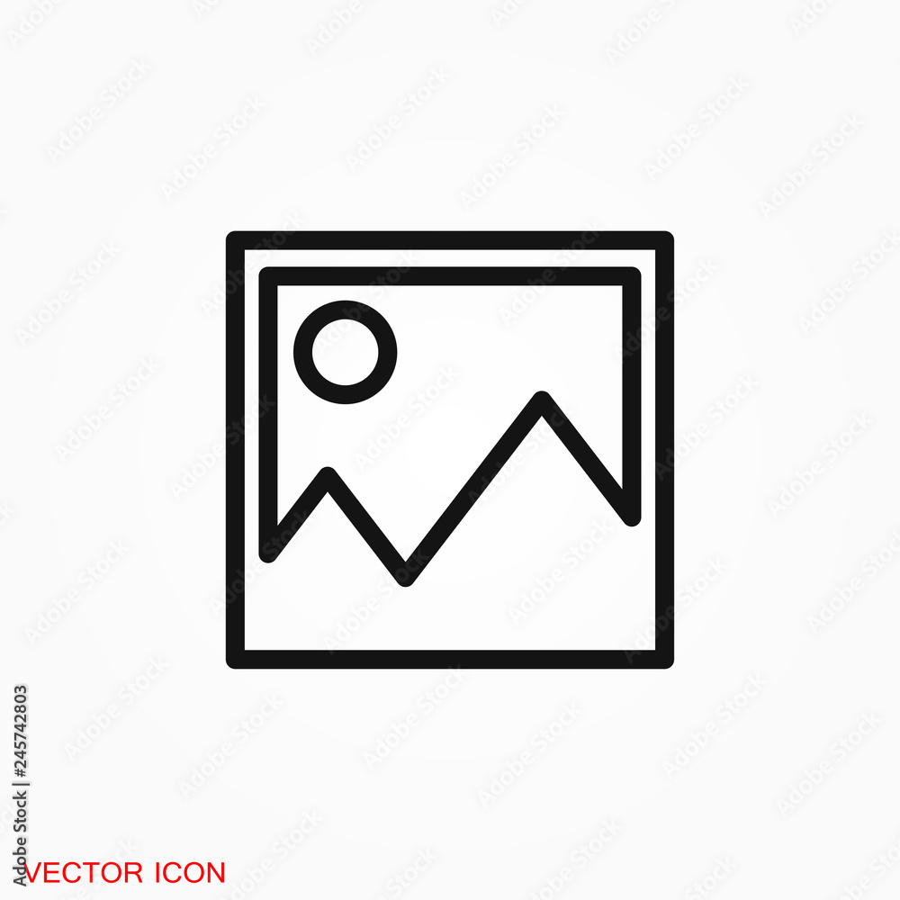 Image icon logo, illustration, vector sign symbol for design Image icon logo, illustration, vector sign symbol for design