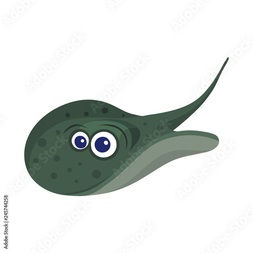 Vector illustration of sea and animal logo. Set of sea and marine vector icon for stock.