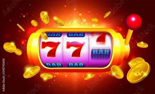 Royal Gold Slot Machine with Icons and Coins