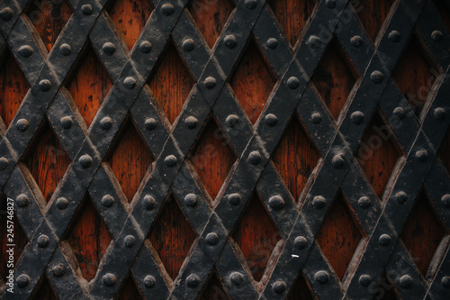 texture of metal door