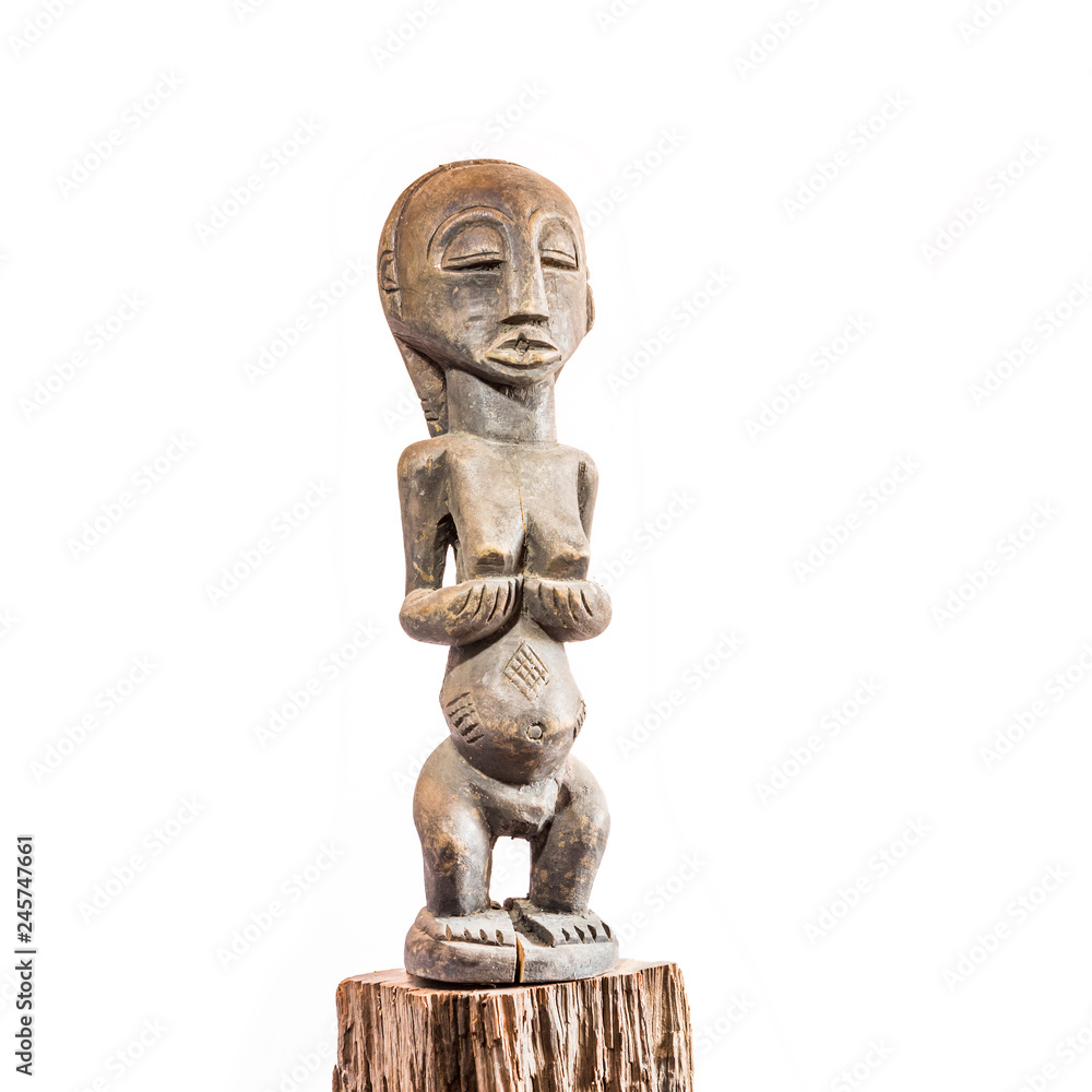 African ethnic wood carving from FANG ethnic - GABON African ethnic wood carving from FANG ethnic - GABON