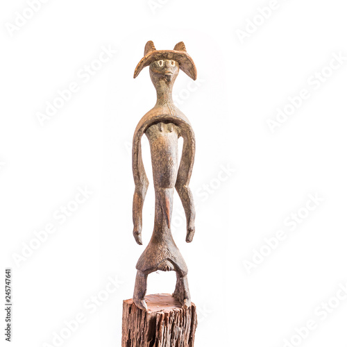 African ethnic wood carving from JUKUN ethnic - NIGERIA