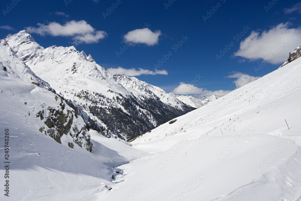 Winter Valley View, Austria