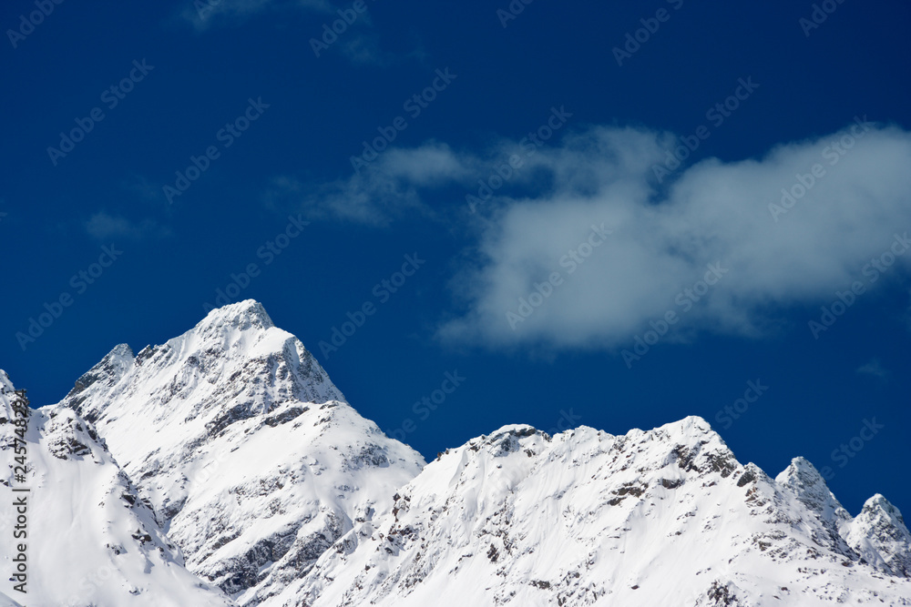 Snow Covered Mountains, Austria
