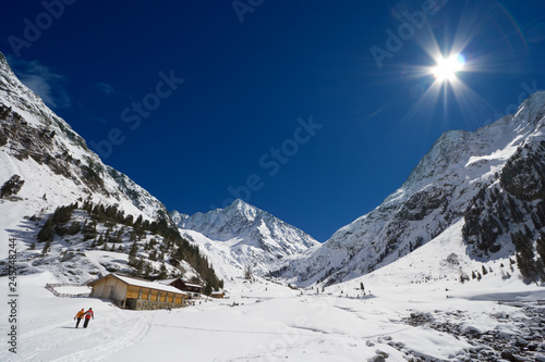 Winter Mountain Fun, Austria photo