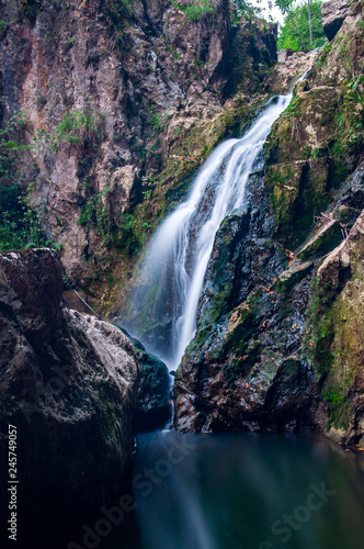 long exposure of waterfall