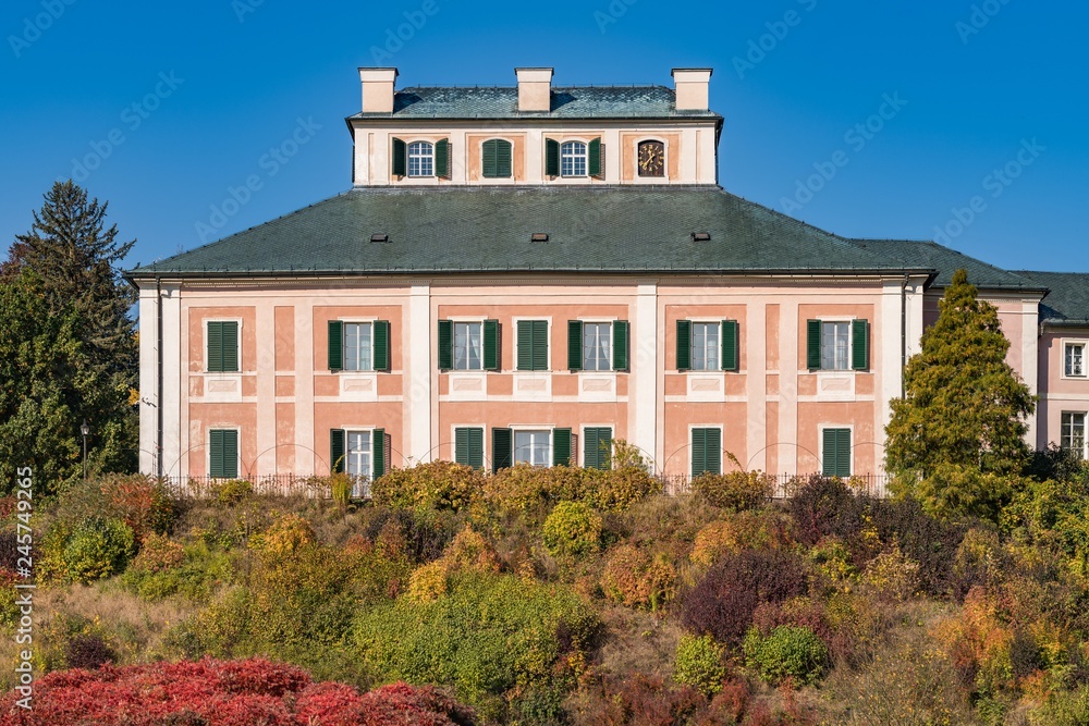 Ratiborice State Chateau. A national cultural monument.