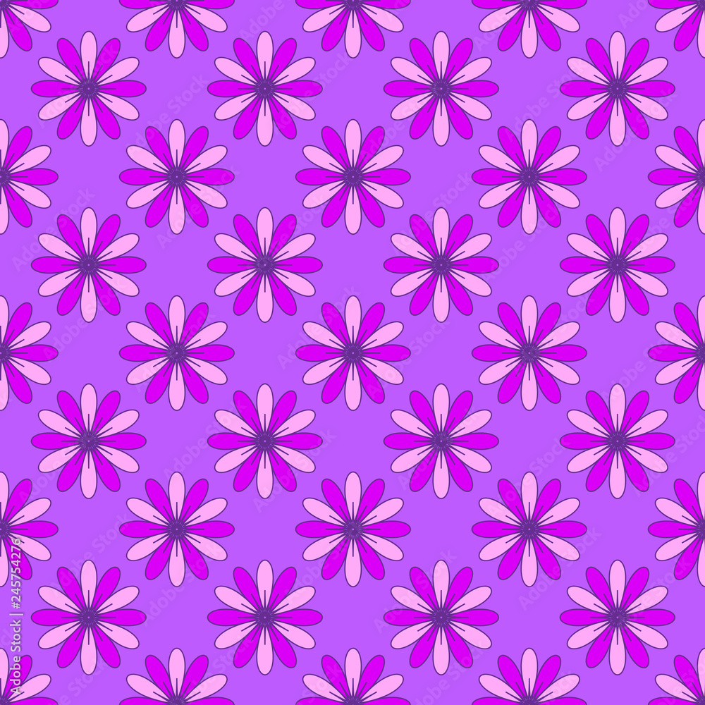 Abstract pattern on the purple background Abstract pattern on the purple background