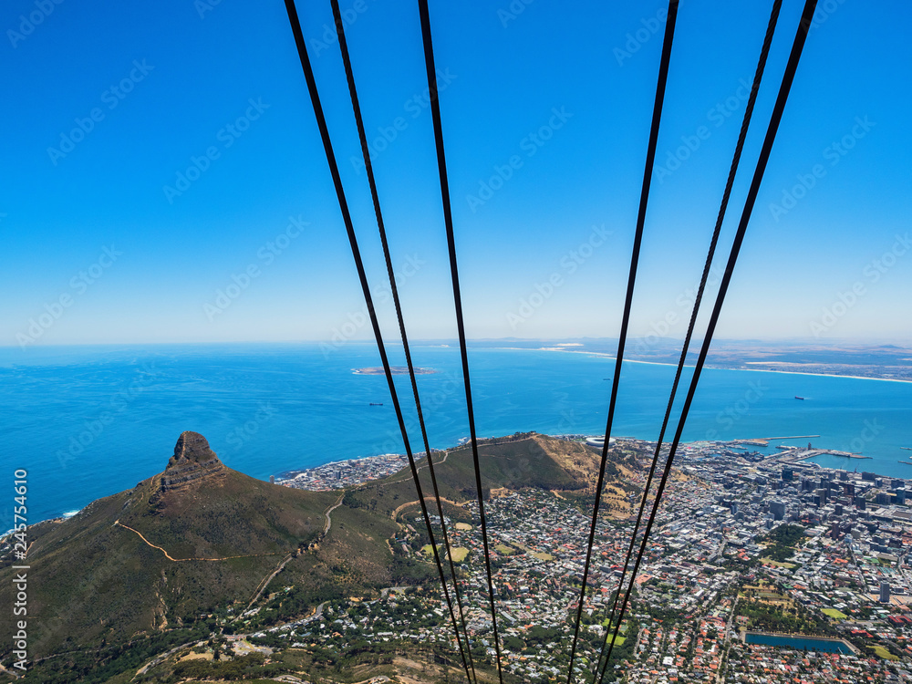 Fototapeta premium Cape Town's Table Mountain, Lions head