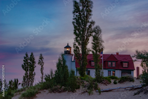 510-09 Pre-Dawn at Point Betsie Lighthouse photo