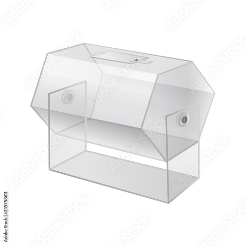 Realistic 3d Detailed Drum Raffle Lottery. Vector