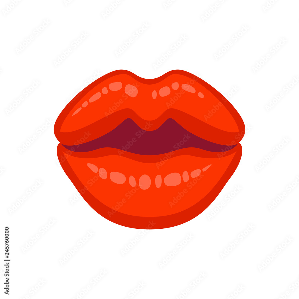 Beautiful women sexy kiss, great design for any purposes. Kissing, female lips with red lipstick. Fashion, style, beauty. Fashion luxury makeup. Sexy woman's lip isolated on white. Beautiful women sexy kiss, great design for any purposes. Kissing, female lips with red lipstick. Fashion, style, beauty. Fashion luxury makeup. Sexy woman's lip isolated on white.