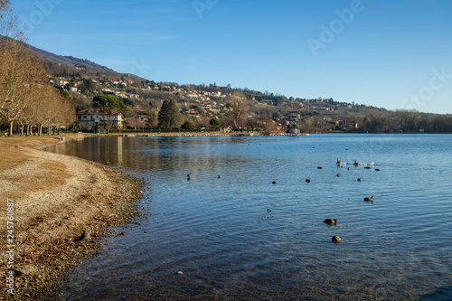 Gavirate on Lake Varese, Italy