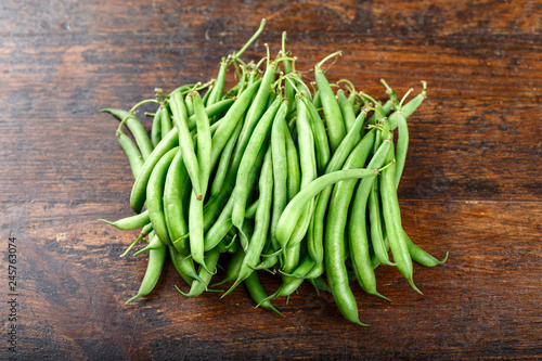 green beans on the table