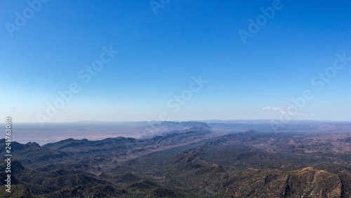 Panorama view of Flinders Ranges Taken from St Mary's Peak photo