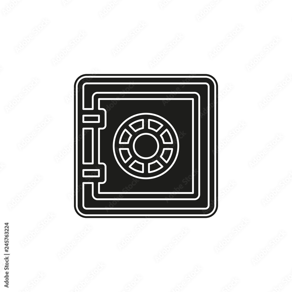 Simple Safe Vector Icon Simple Safe Vector Icon