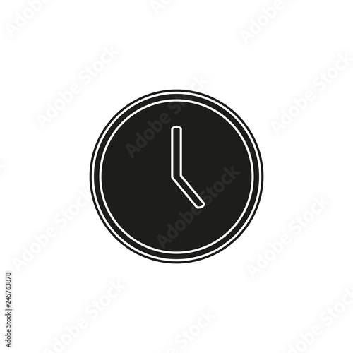 Clock icon - vector Clock illustration, time symbol - alarm clock sign