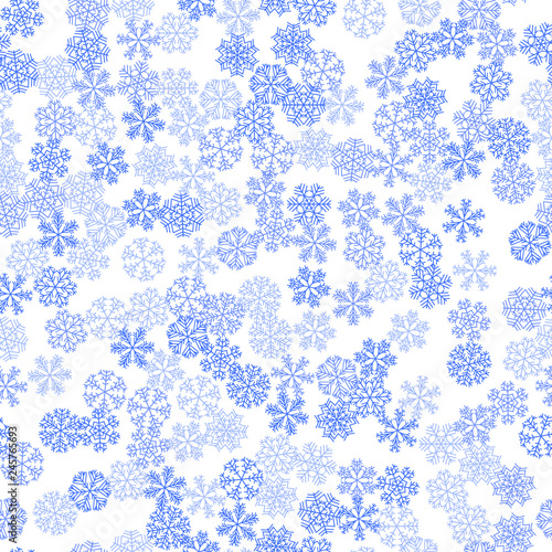 Wallpaper Mural vector winter snow light seamless pattern Torontodigital.ca