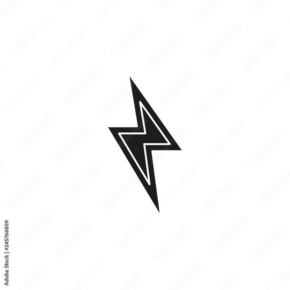 Cloud lightning icon - thunder storm Cloud lightning icon - thunder storm