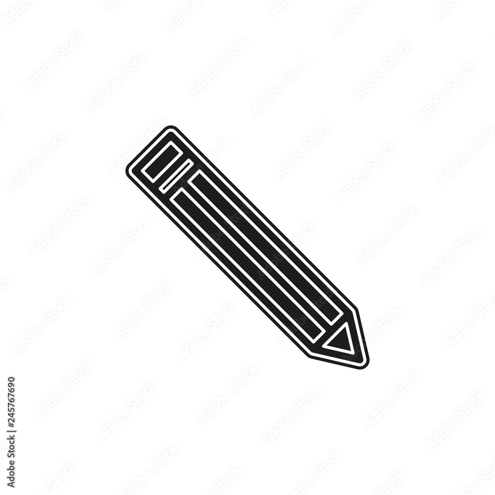 Pencil sign icon - Edit site content, creative design - graphic element Pencil sign icon - Edit site content, creative design - graphic element