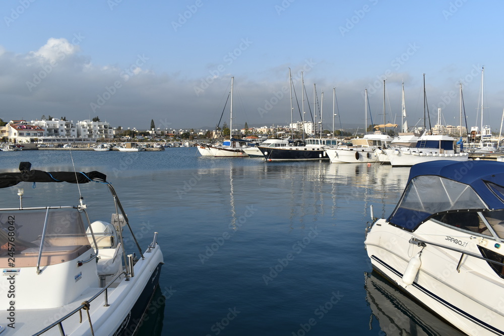 Boats in a Marina