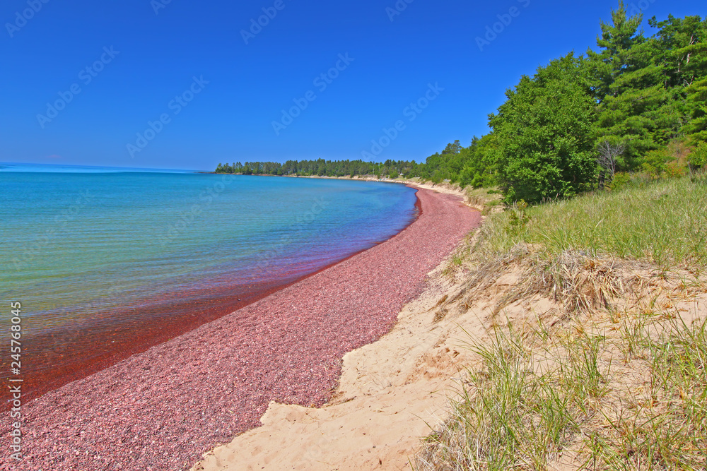 Keweenaw Beach Landscape Michigan