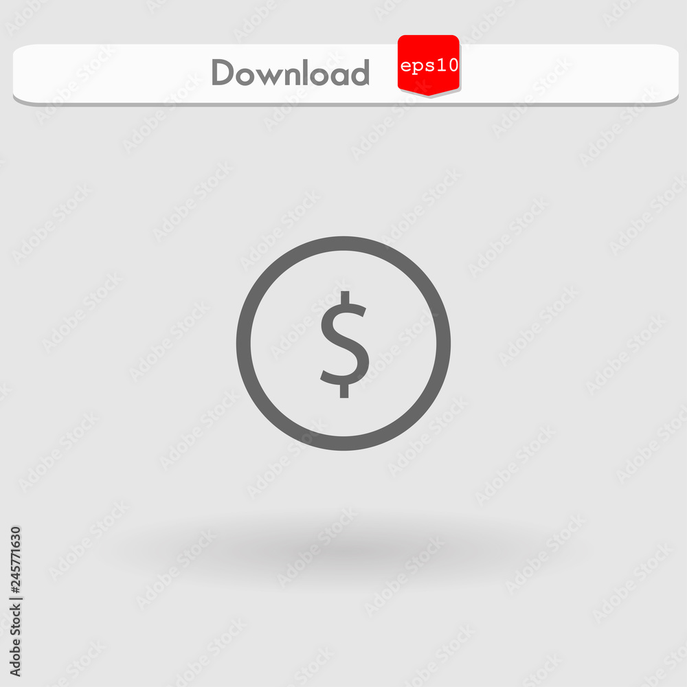 coin vector icon coin vector icon