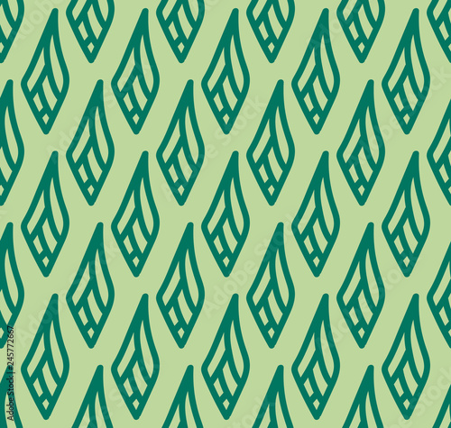 Seamless pattern of hand drawn rhombus. Vector illustration.